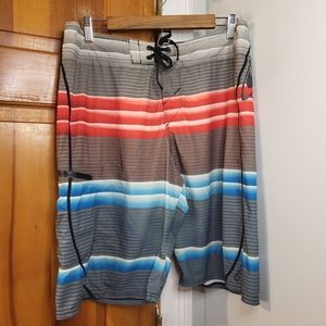 O'Neill Men's Striped Board Shorts